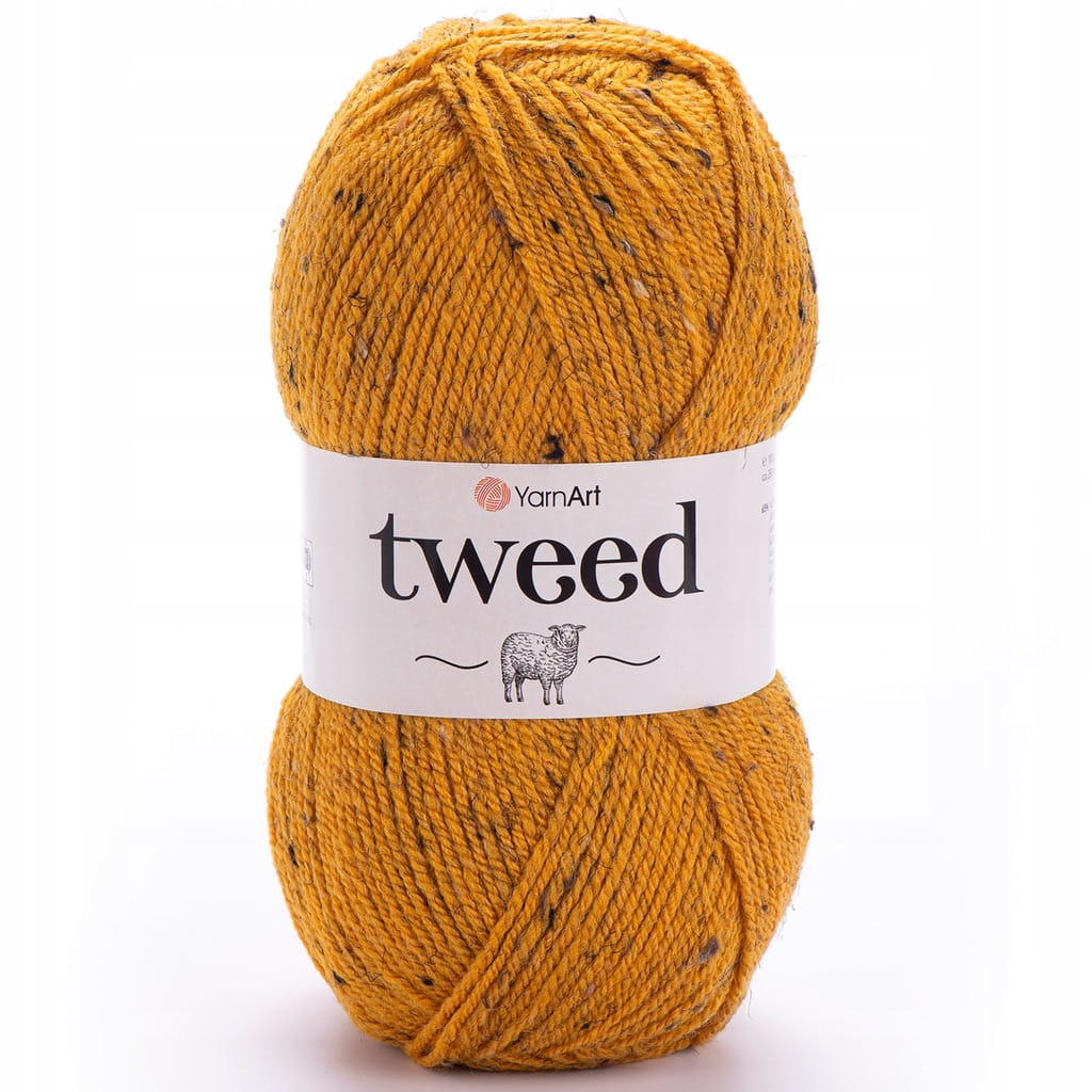 YarnArt | Tweed | 233 MIX | miodowy