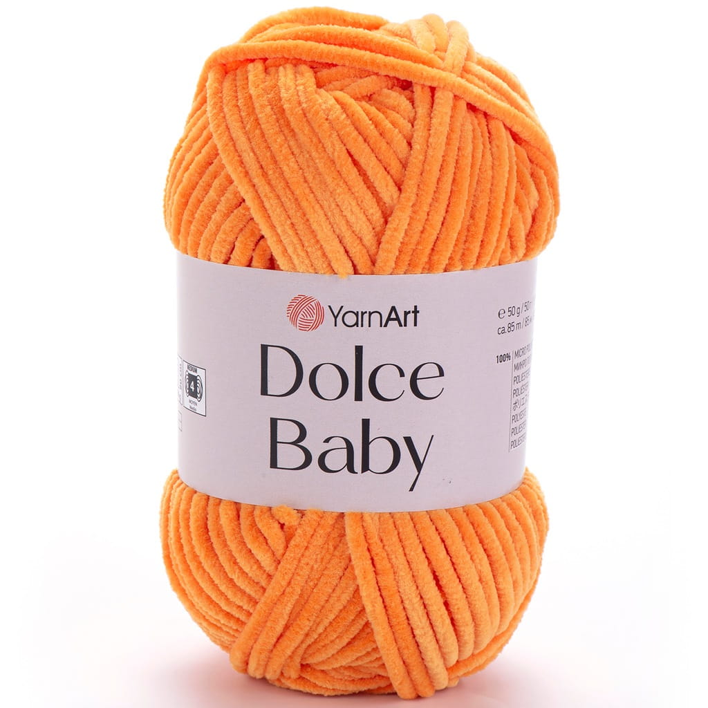 YarnArt | Dolce Baby | 852 | pomarańczowy