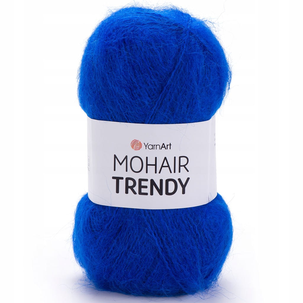 YarnArt | Mohair Trendy | 128 | kobalt [50% moher / 50% akryl]
