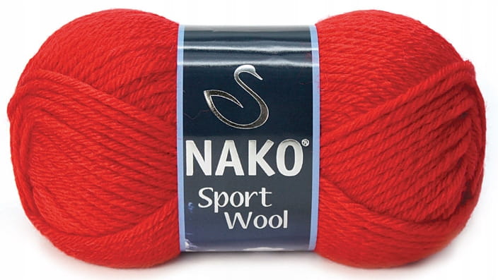 Nako | Sport Wool | 1140 | czerwony