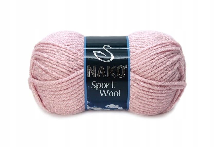 Nako | Sport Wool | 10639 | pudrowy róż