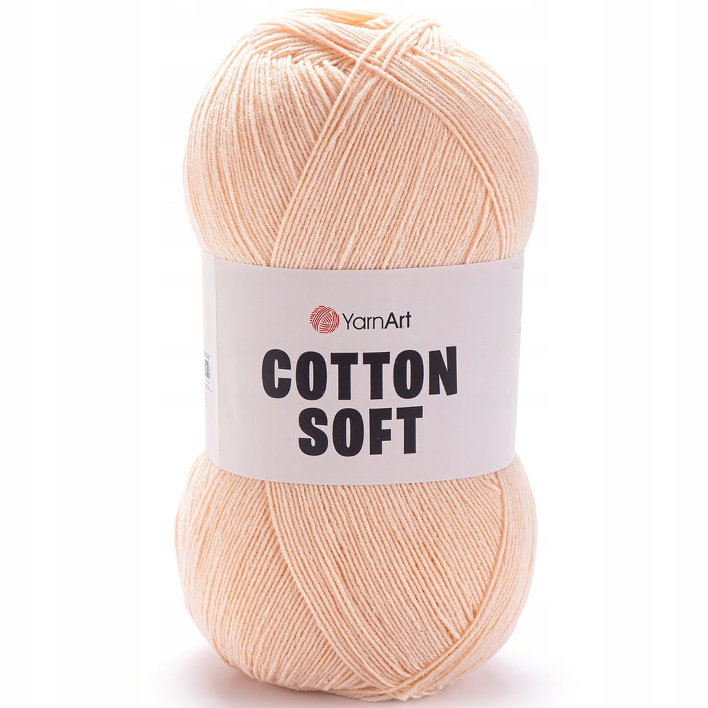 YarnArt | Cotton Soft | 73 | jasna brzoskwinia [55% bawełna / 45% poliakryl