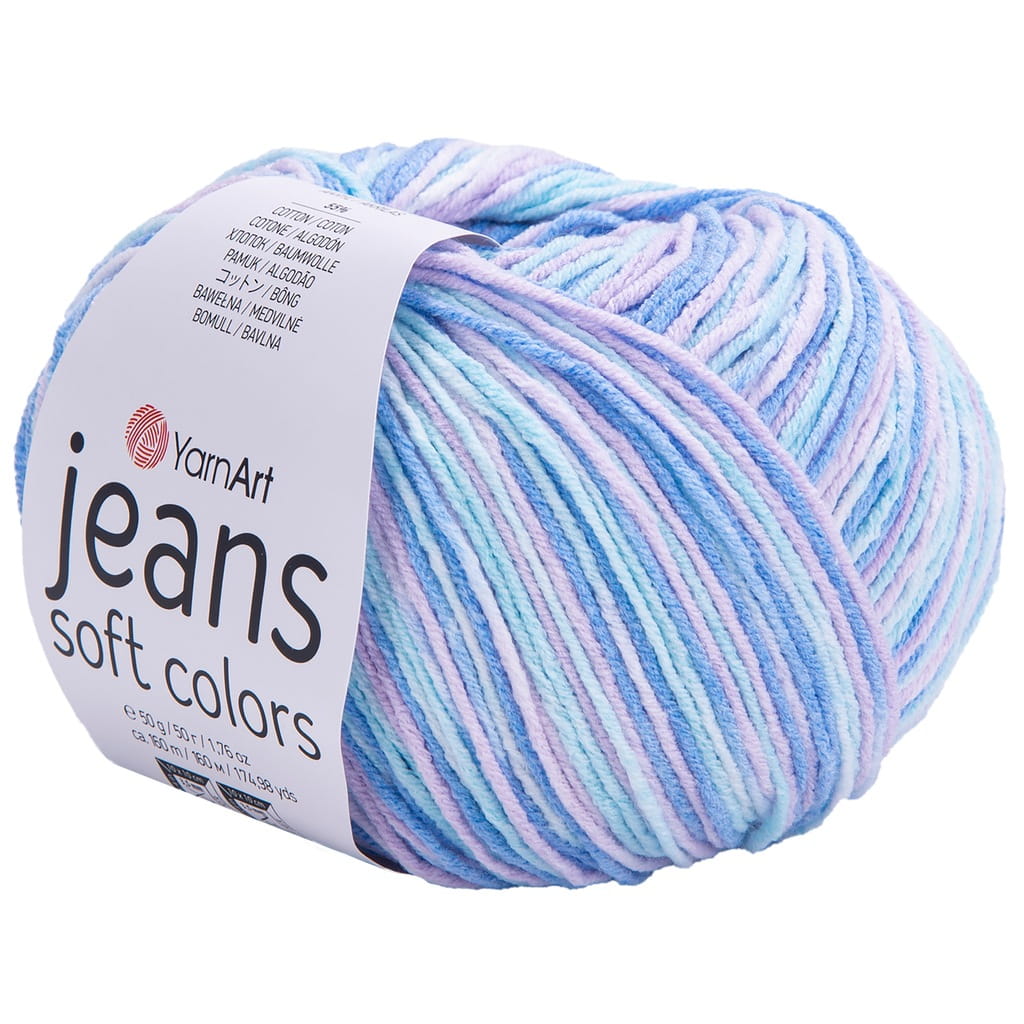 YarnArt | Jeans Soft Colors | 6209 print [55% bawełna / 45% akryl]