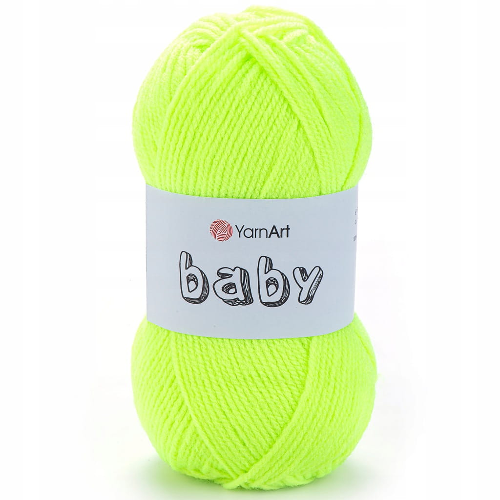 YarnArt | Baby | 8232 | neonowy limonkowy