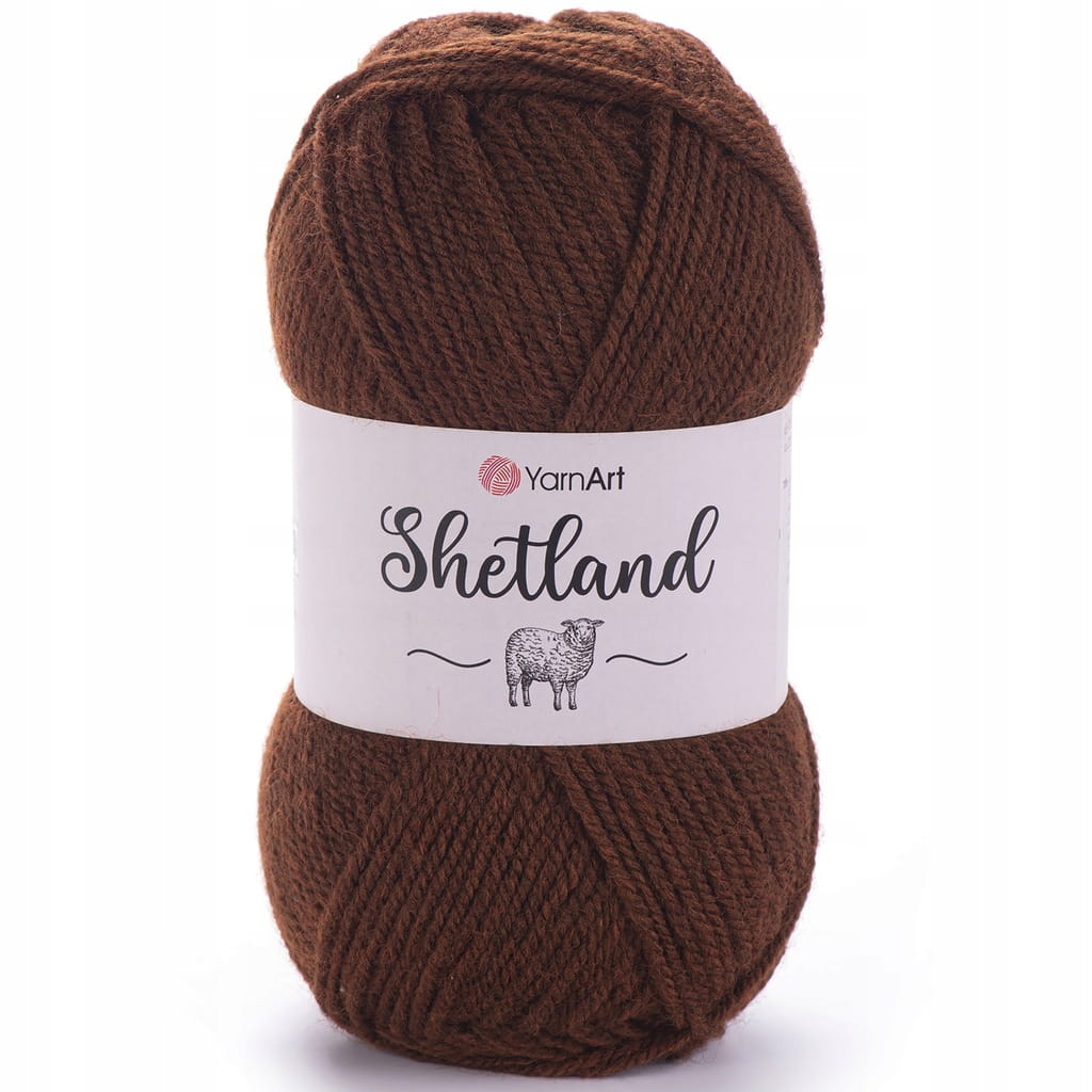 YarnArt | Shetland | 542 | rdzawo-brązowy