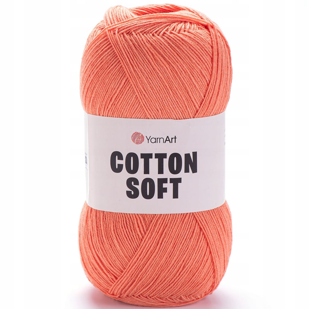 YarnArt | Cotton Soft | 23 | pomarańczowy jasny [55% bawełna / 45% poliakry