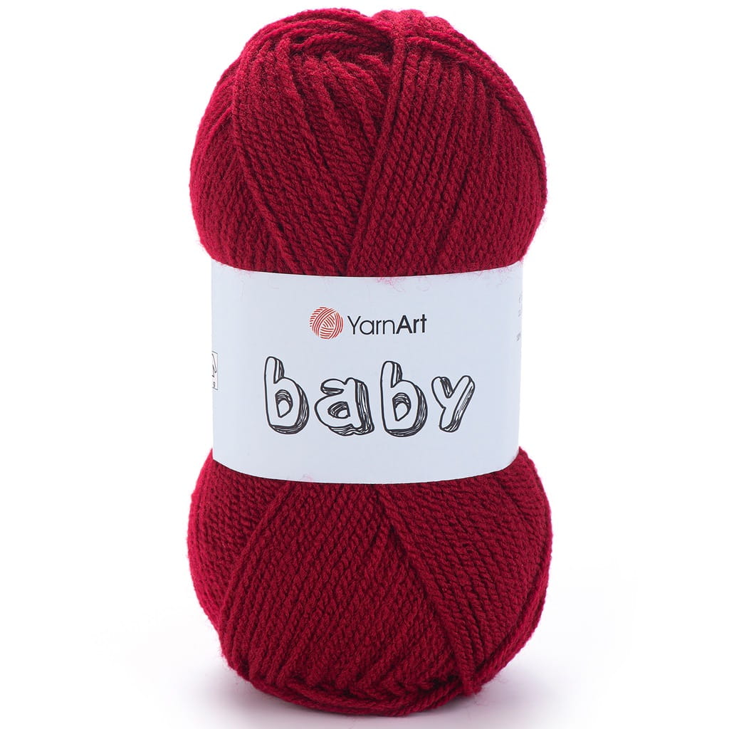 YarnArt | Baby | 3024 | wiśniowy
