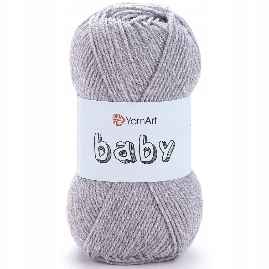 YarnArt | Baby | 195 | szary melanż
