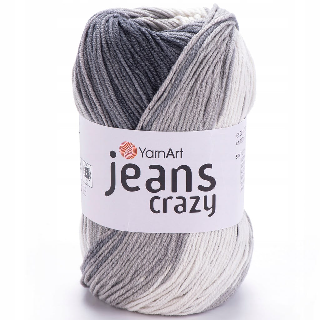 YarnArt | Jeans Crazy | 8204 | wielokolorowa [55% bawełna / 45% poliakryl]