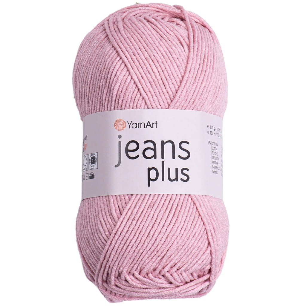 YarnArt | Jeans Plus | 83 | brudny róż