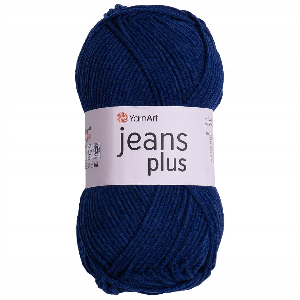 YarnArt | Jeans Plus | 54 | atramentowy