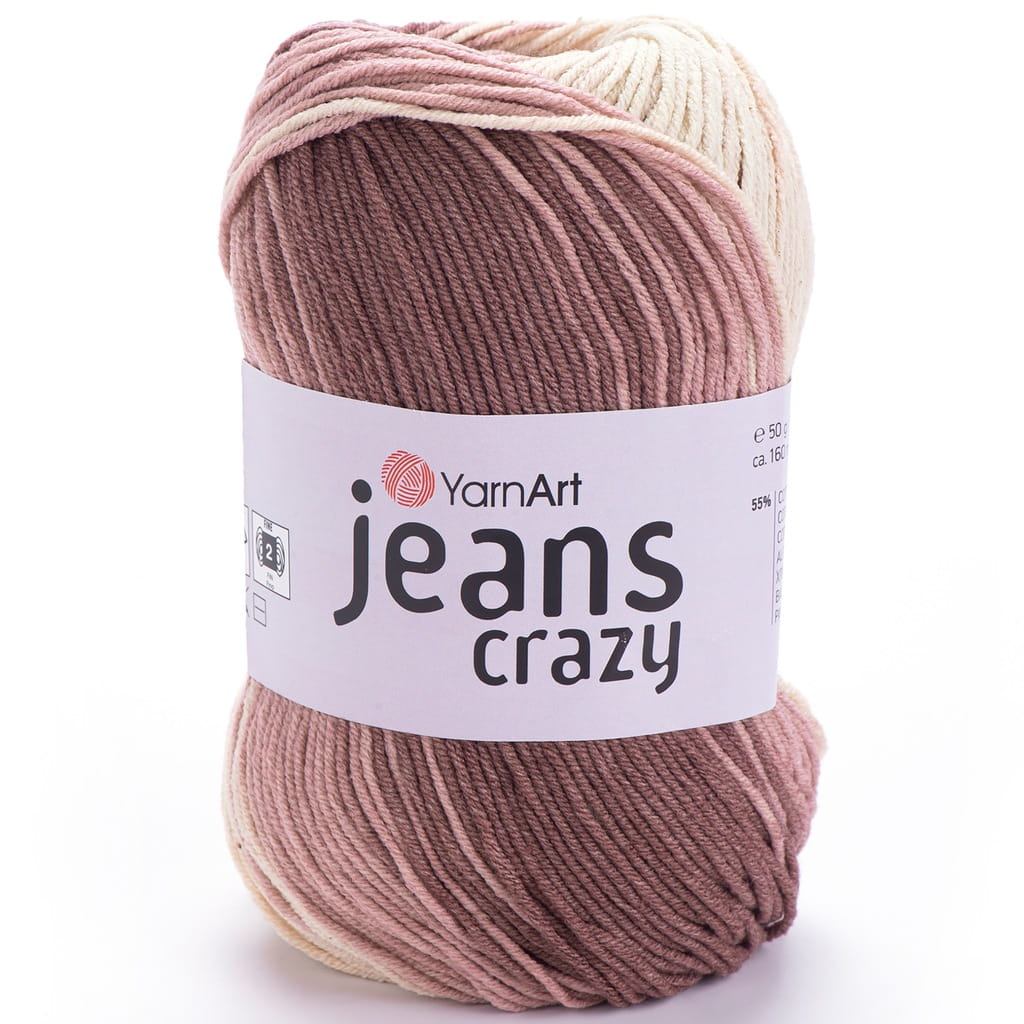 YarnArt | Jeans Crazy | 8201 | wielokolorowa [55% bawełna / 45% poliakryl]