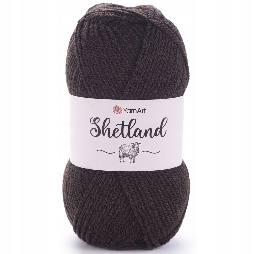 YarnArt | Shetland | 519 MIX | czekolada