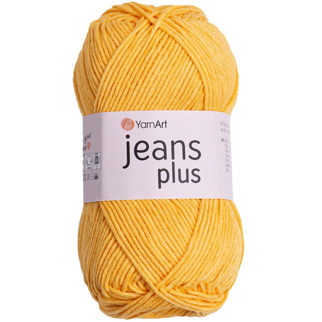 YarnArt | Jeans Plus | 35 | żółty