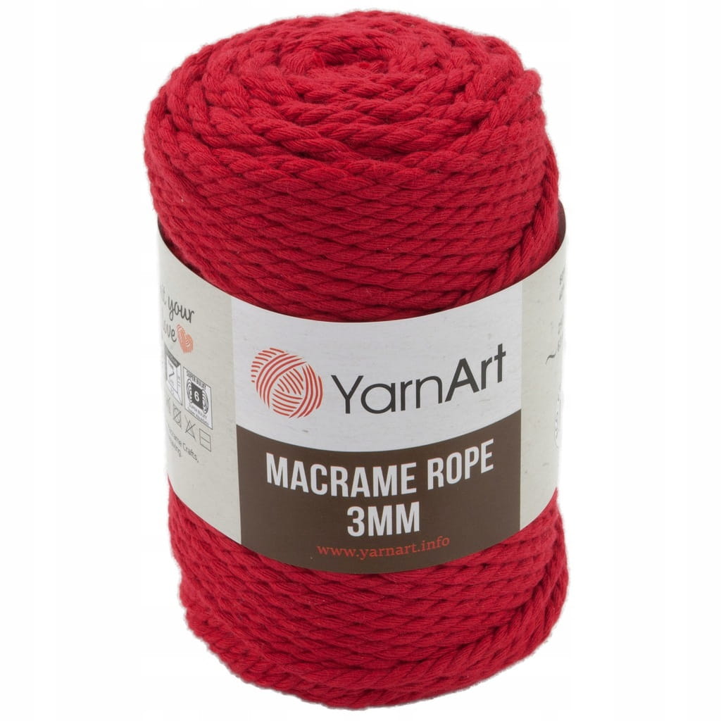 Sznurek skręcany YarnArt | Macrame Rope 3mm | 773