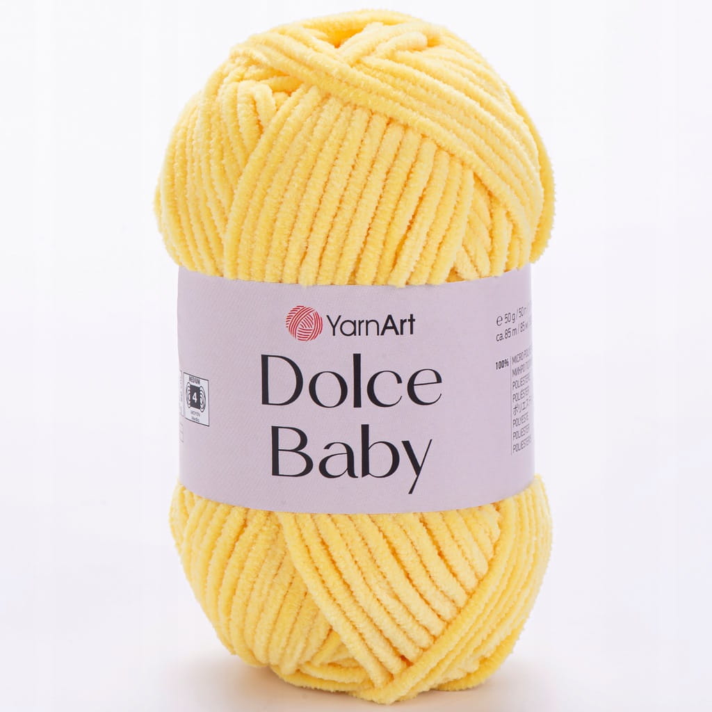 YarnArt | Dolce Baby | 761 | żółty