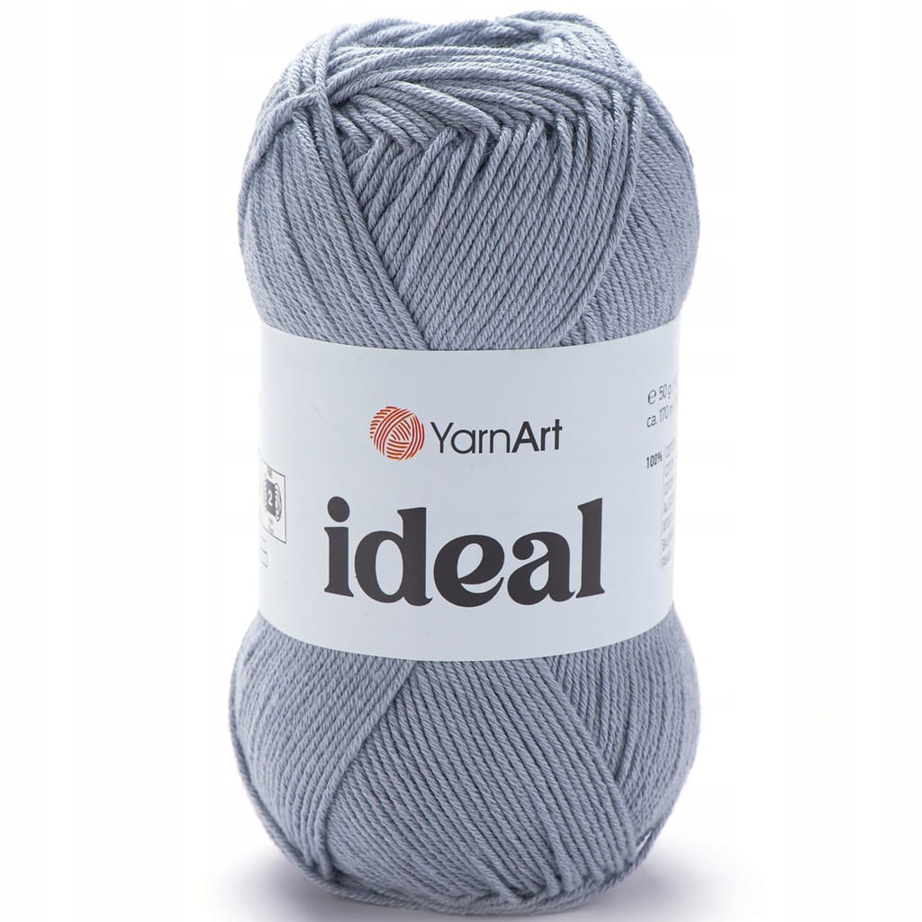 YarnArt | Ideal | 244 | szary [100% bawełna]