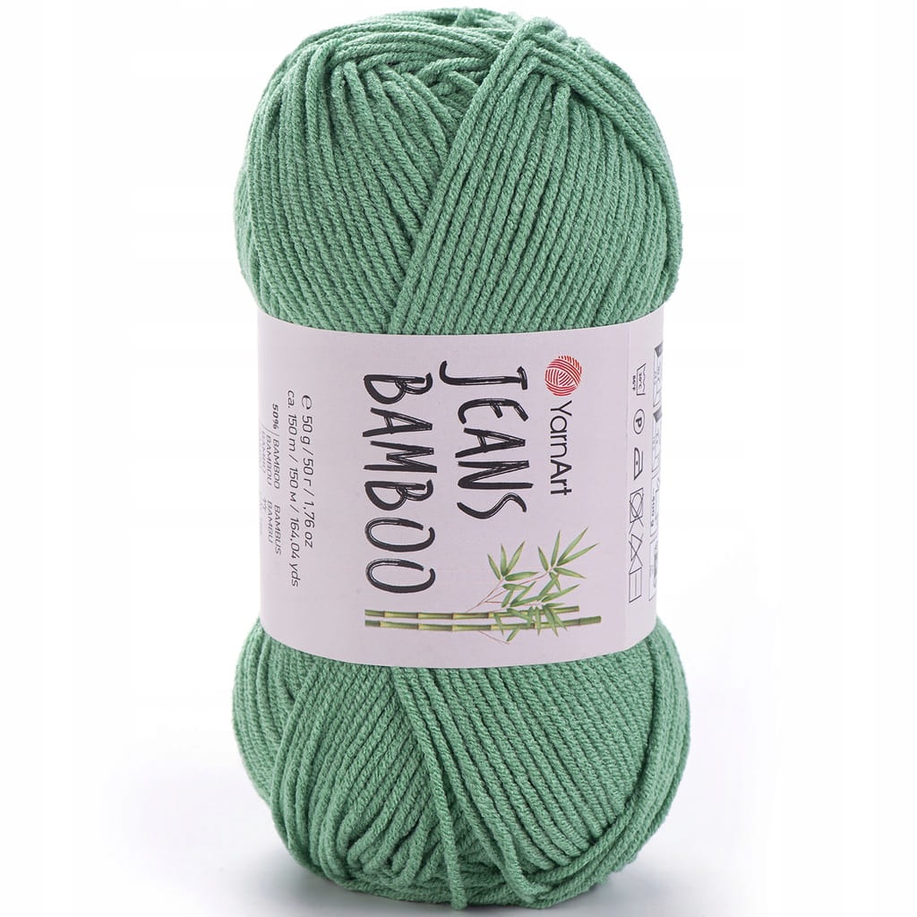 YarnArt | Jeans Bamboo | 138 | jasna morska zieleń [bambus / poliakryl]