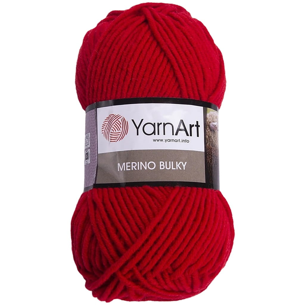 YarnArt | Merino Bulky | 156 | czerwony