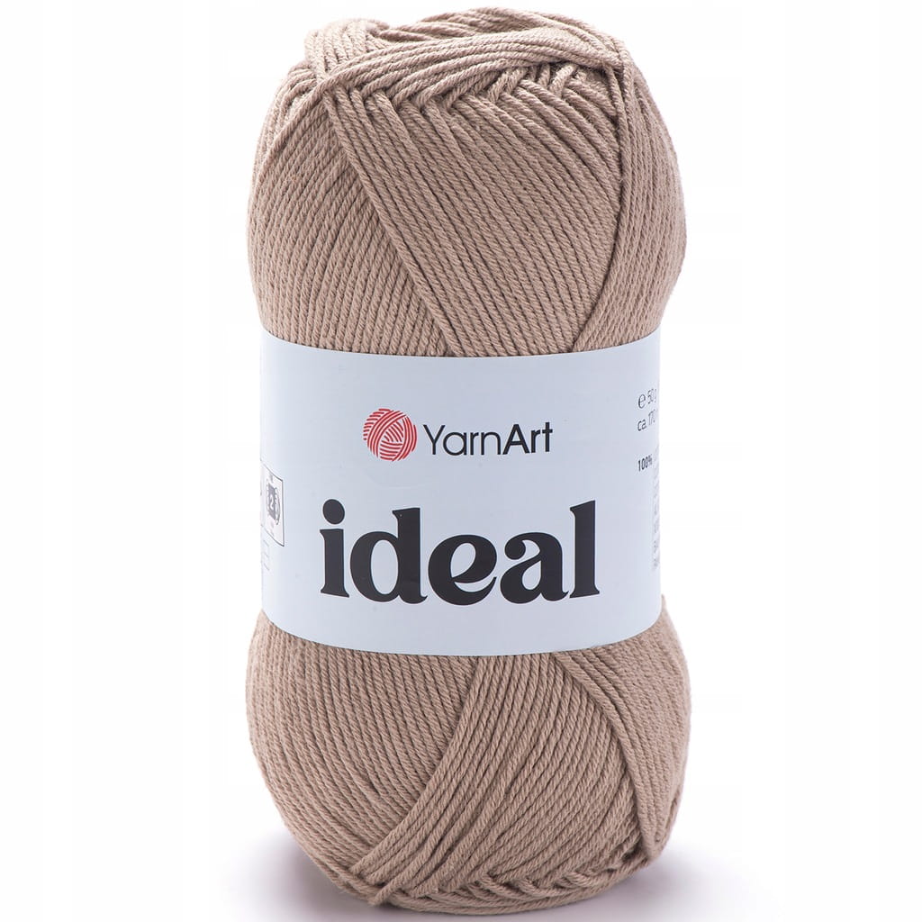 YarnArt | Ideal | 234 | ciemny beżowy, kawowy [100% bawełna]