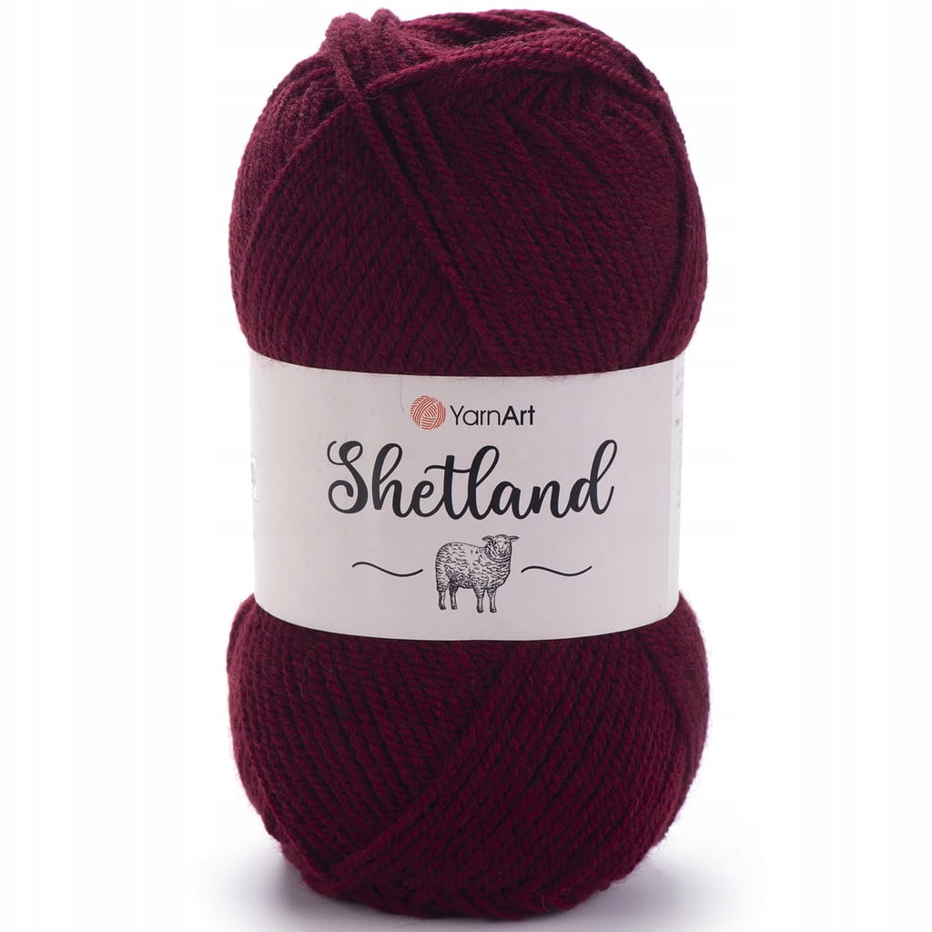YarnArt | Shetland | 523 | bordowy