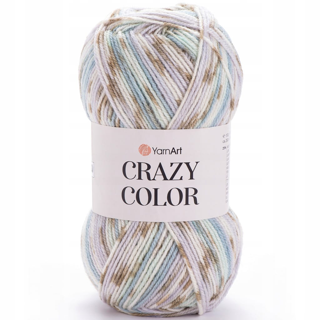 YarnArt | Crazy Color | 179 print | wielokolorowa [25% wełna / 75% akryl]