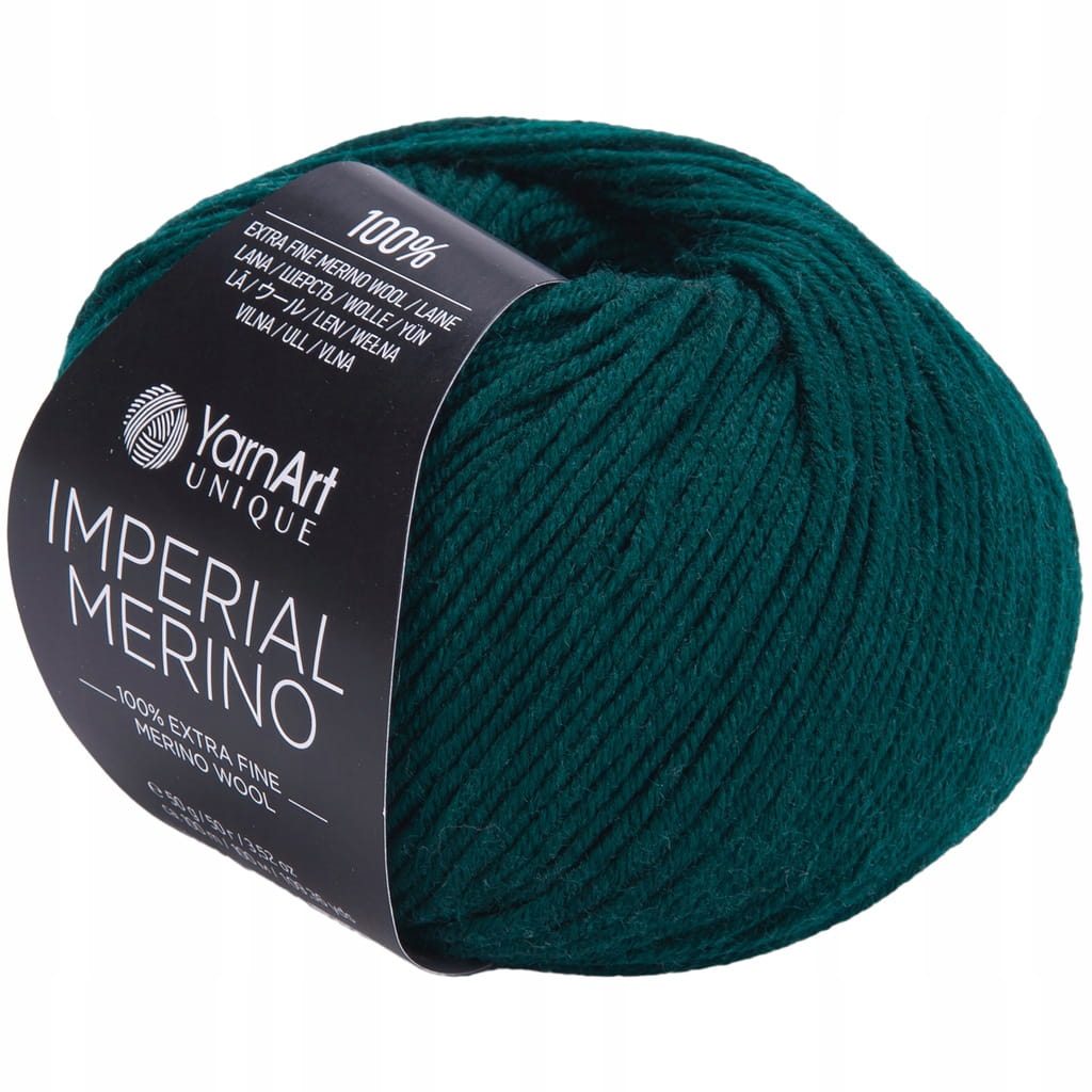 YarnArt | Imperial Merino | 3335 | zielony butelkowy [100% wełna merynos]