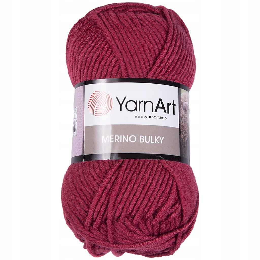 YarnArt | Merino Bulky | 570 | malinowy
