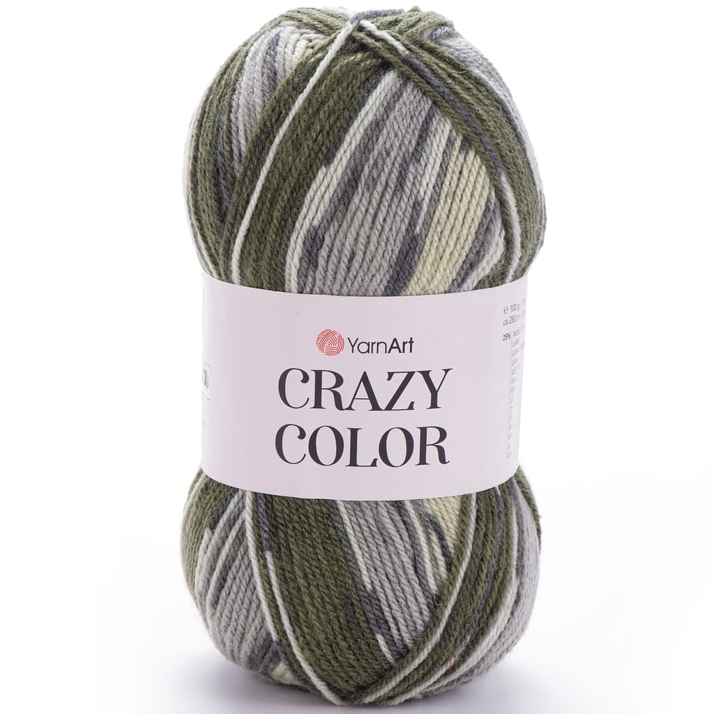 YarnArt | Crazy Color | 15999 print | wielokolorowa [25% wełna / 75% akryl]