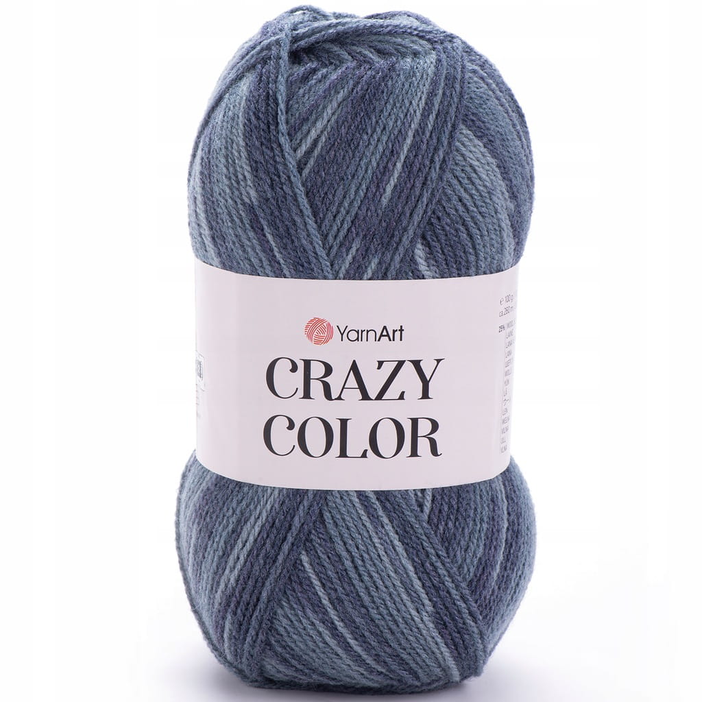 YarnArt | Crazy Color | 652 print | wielokolorowa [25% wełna / 75% akryl]