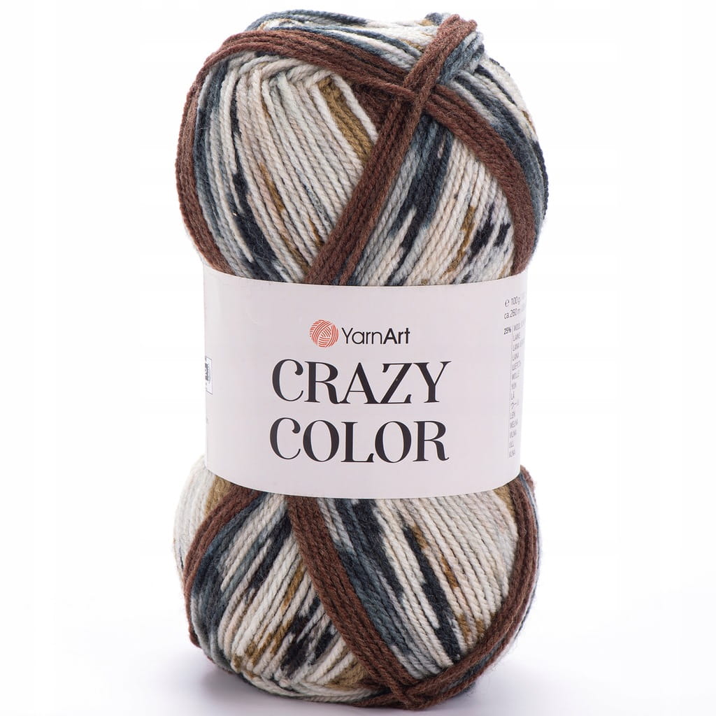 YarnArt | Crazy Color | 158 print | wielokolorowa [25% wełna / 75% akryl]