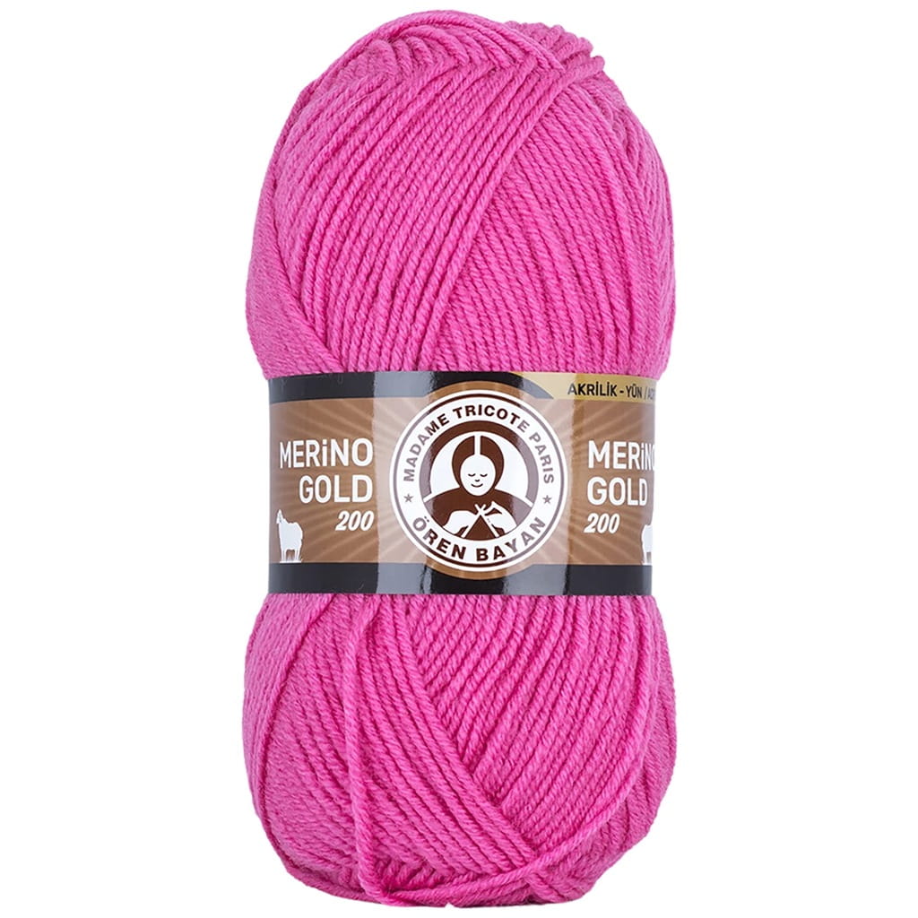Madame Tricote Paris | Merino Gold 200 | 042 | różowy