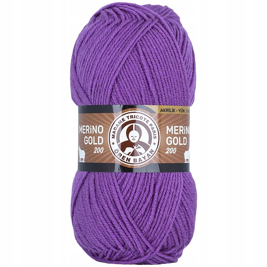 Madame Tricote Paris | Merino Gold 200 | 059 | ametystowy