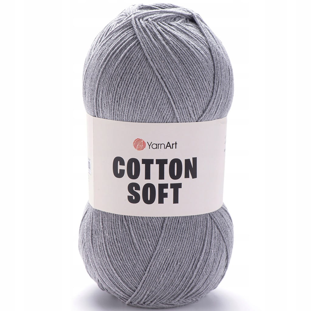 YarnArt | Cotton Soft | 46 | szary [55% bawełna / 45% poliakryl]