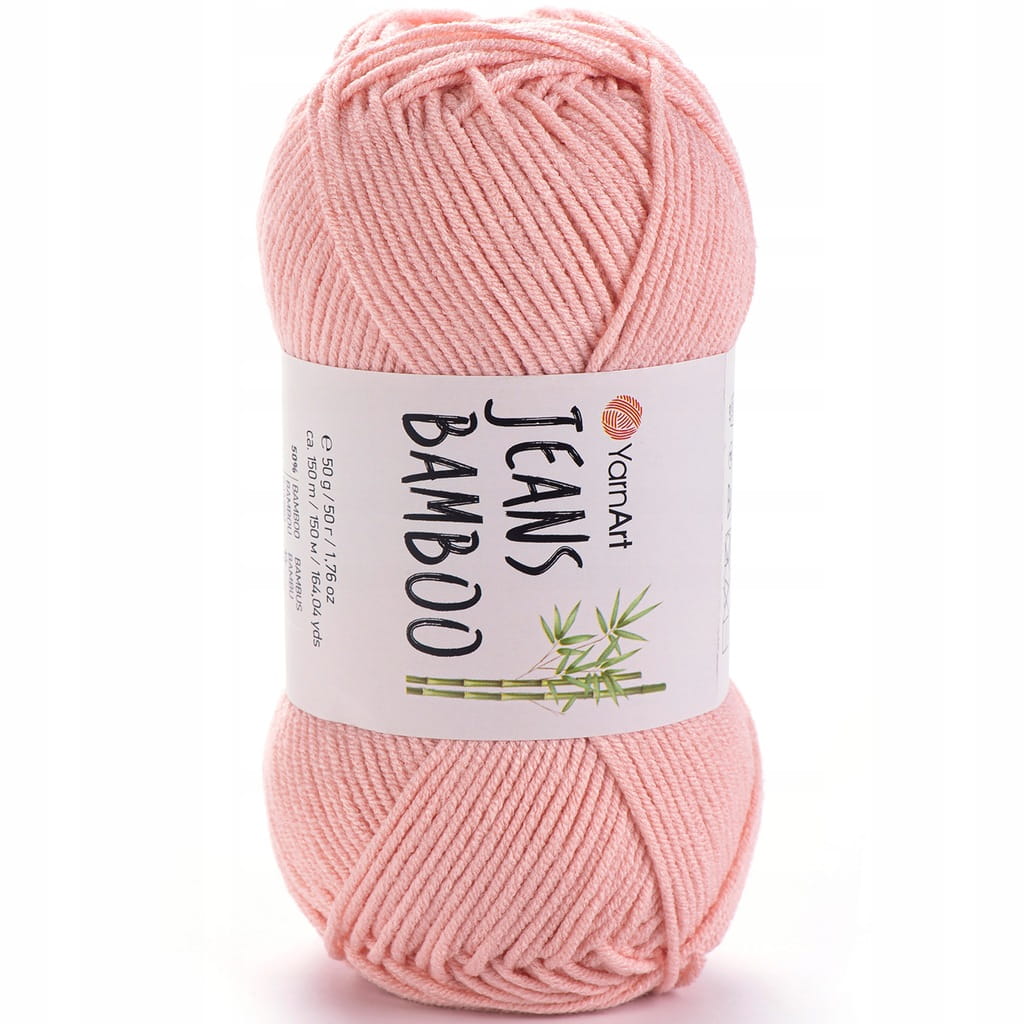 YarnArt | Jeans Bamboo | 112 | malinowy róż [50% bambus / 50% poliakryl]