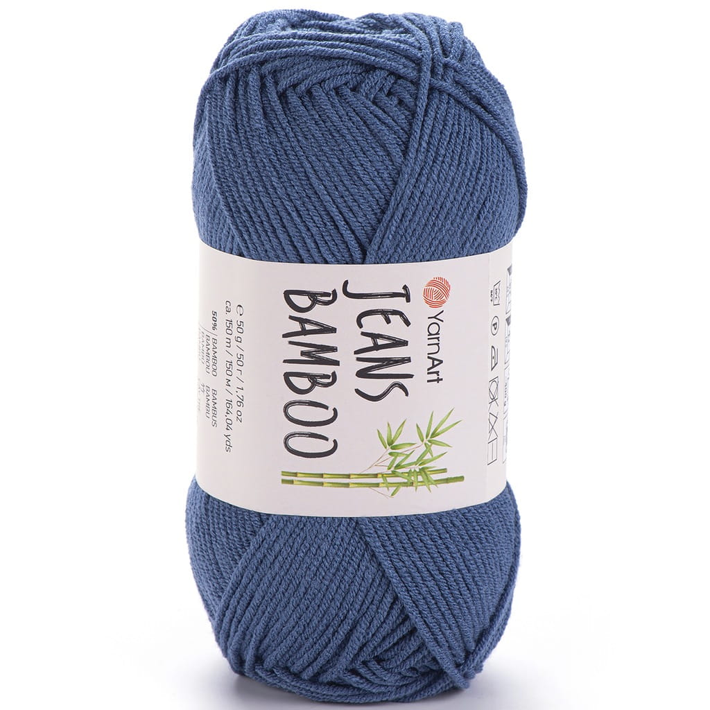 YarnArt | Jeans Bamboo | 124 | błękitny szary [50% bambus / 50% poliakryl]