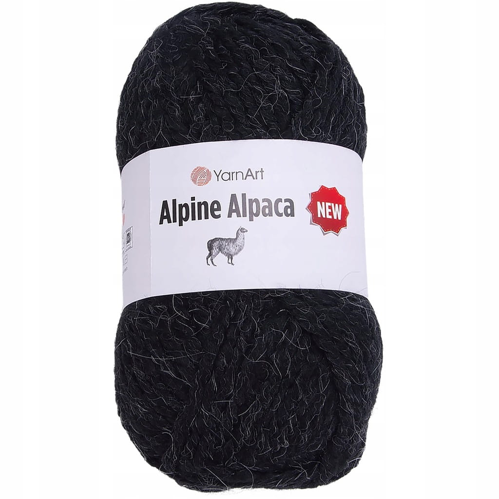 YarnArt | Alpine Alpaca | 1439 | czarny