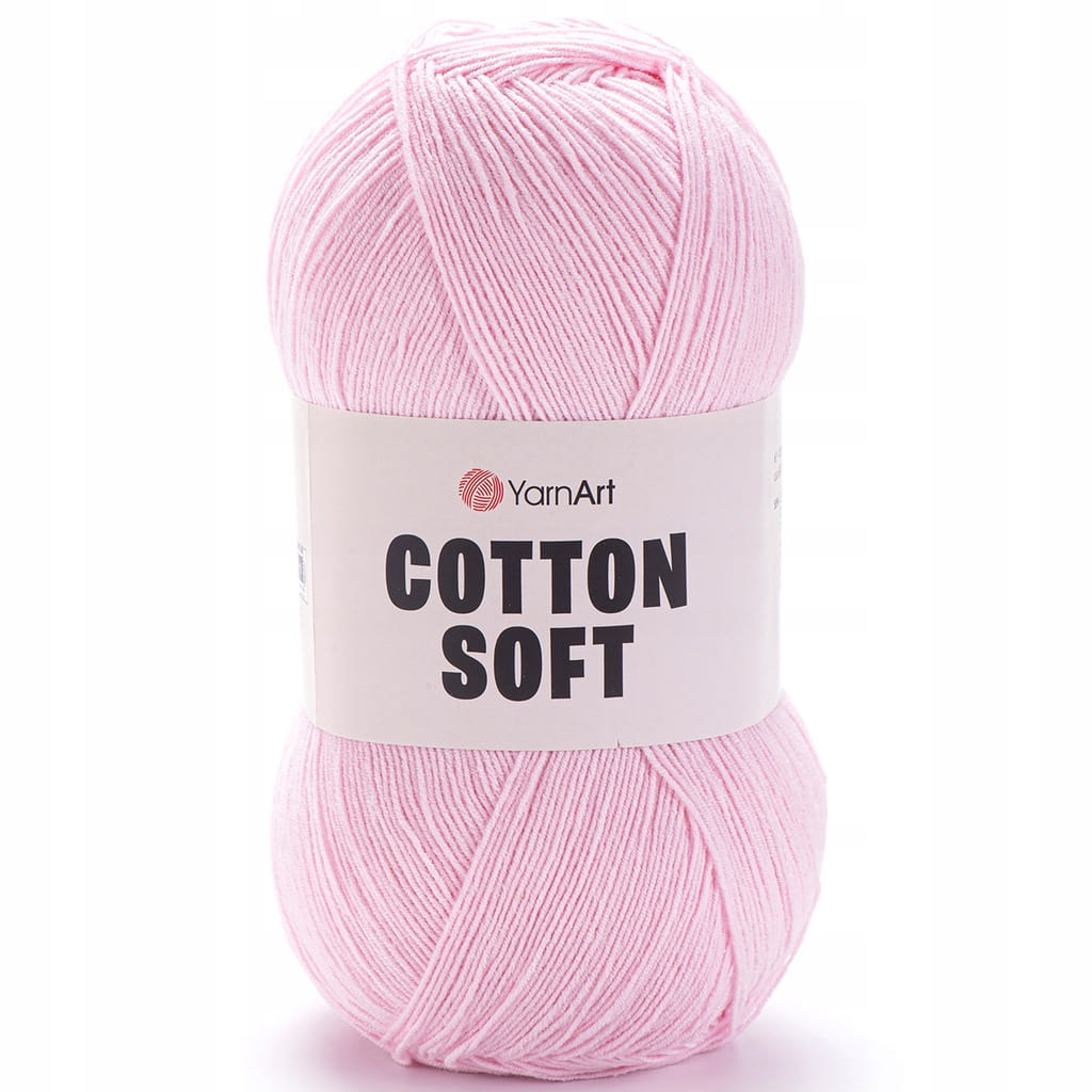 YarnArt | Cotton Soft | 74 | cukierkowy róż [55% bawełna / 45% poliakryl]