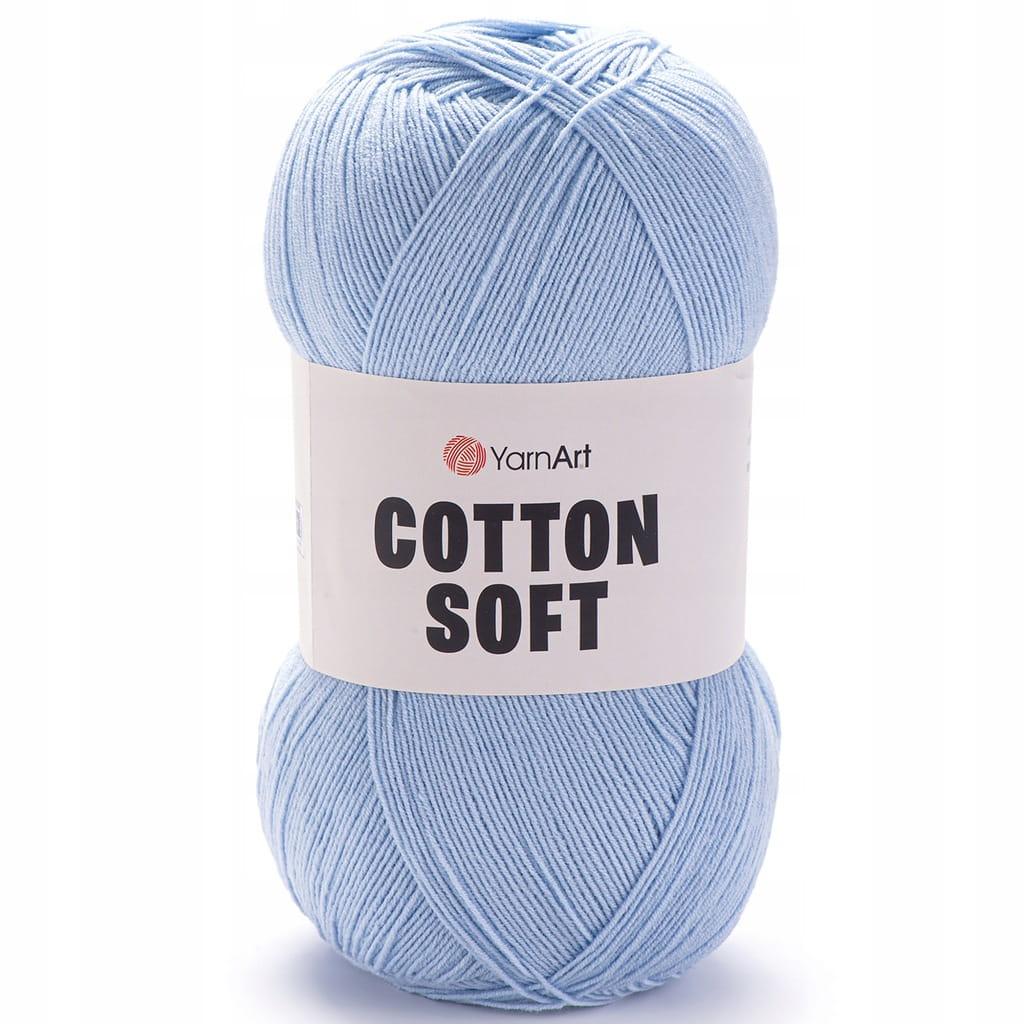 YarnArt | Cotton Soft | 75 | jasnobłękitny [55% bawełna / 45% poliakryl]