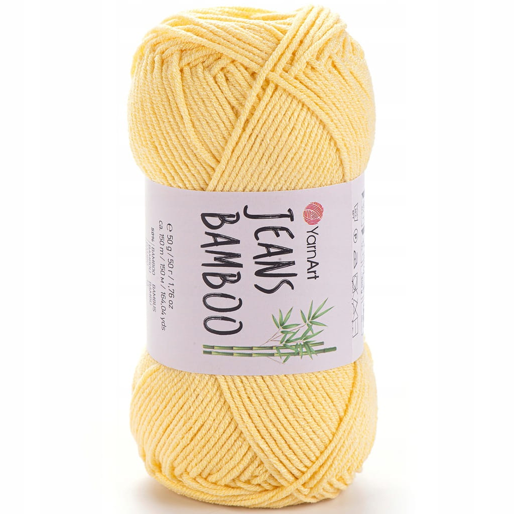 YarnArt | Jeans Bamboo | 105 | neapolitański żółty [bambus / poliakryl]