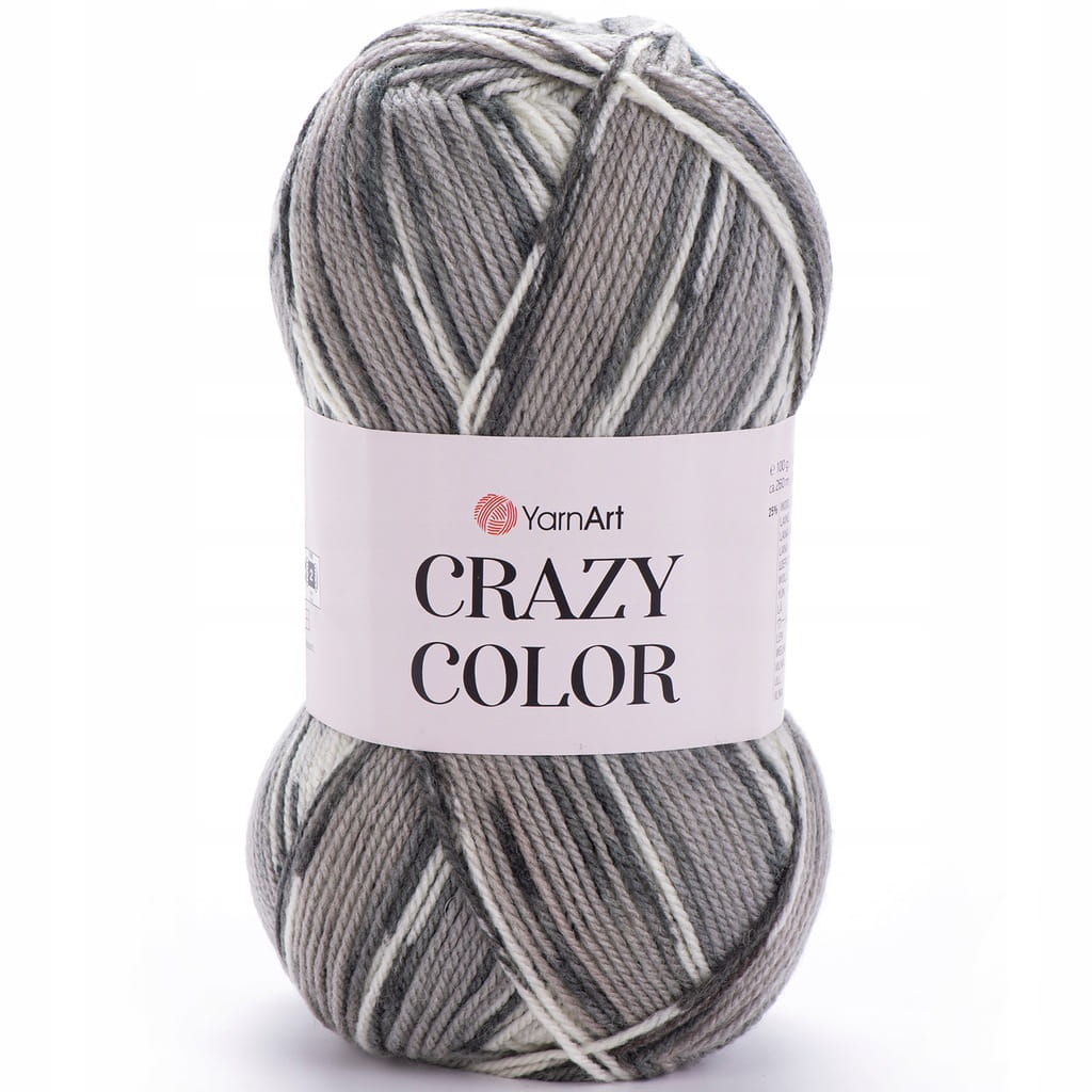 YarnArt | Crazy Color | 137 print | wielokolorowa [25% wełna / 75% akryl]