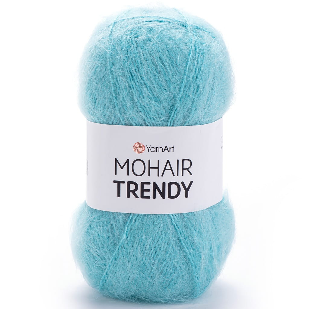 YarnArt | Mohair Trendy | 142 | błękit turkusowy jasny [moher / akryl]
