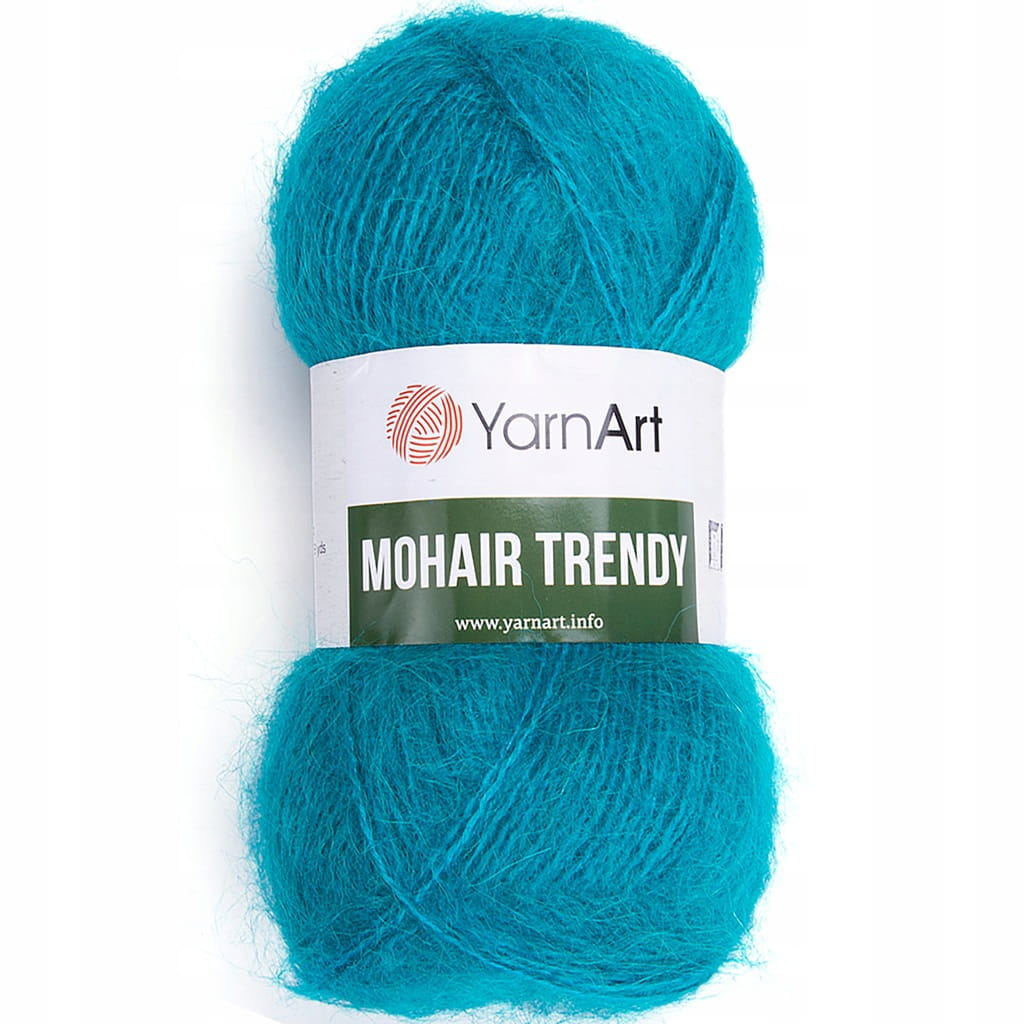 YarnArt | Mohair Trendy | 106 | turkusowy [50% moher / 50% akryl]