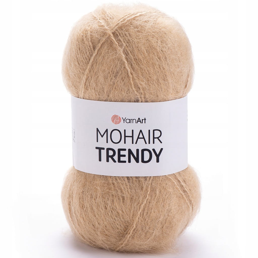 YarnArt | Mohair Trendy | 134 | ciepły beżowy [50% moher / 50% akryl]
