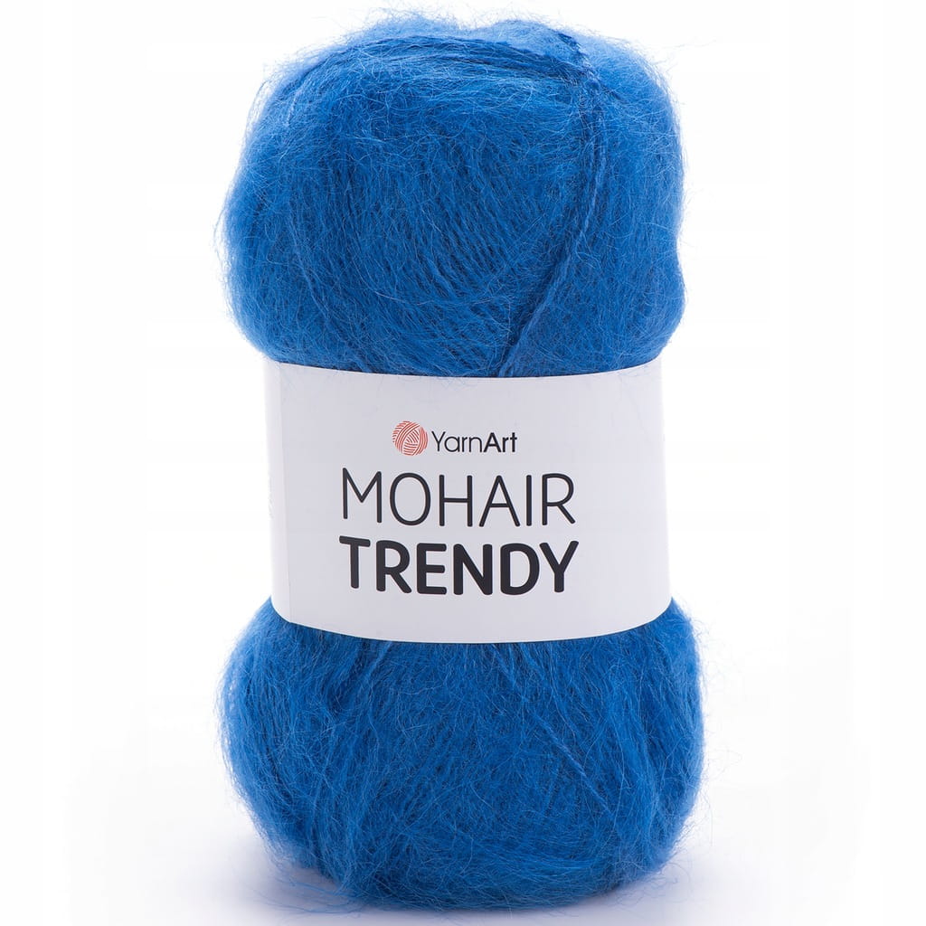 YarnArt | Mohair Trendy | 140 | atlantycki błękit [50% moher / 50% akryl]