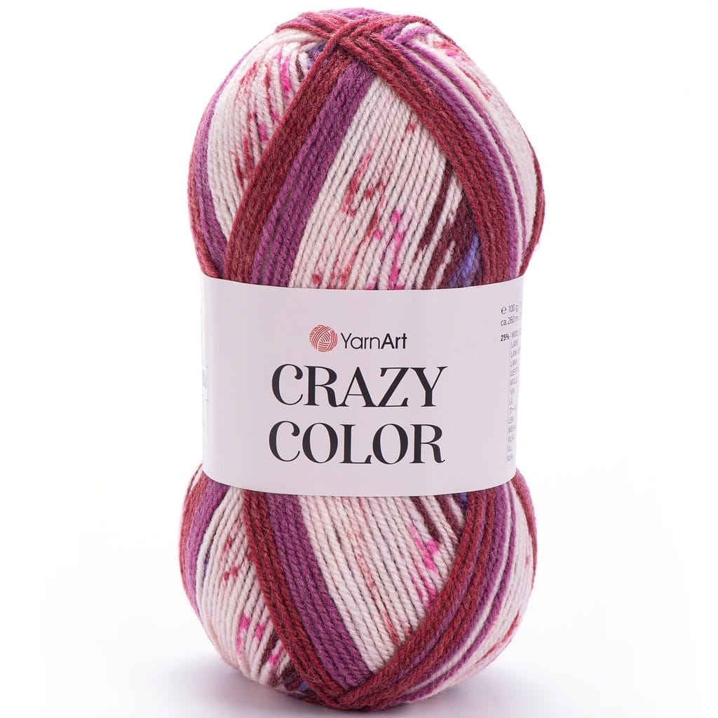 YarnArt | Crazy Color | 168 print | wielokolorowa [25% wełna / 75% akryl]