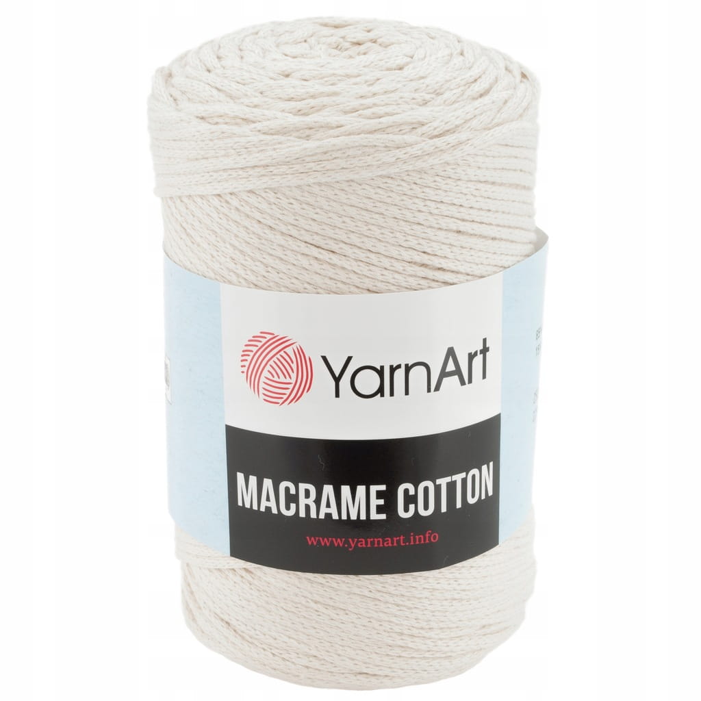Sznurek | YarnArt | Macrame Cotton | 752 | ecru [bawełna / poliester]