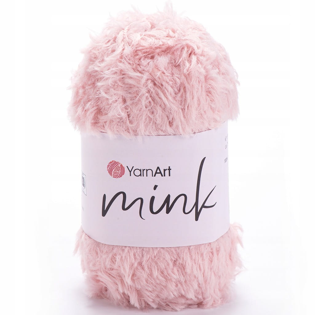 YarnArt | Mink | 341 | pudrowy róż [100% poliamid]