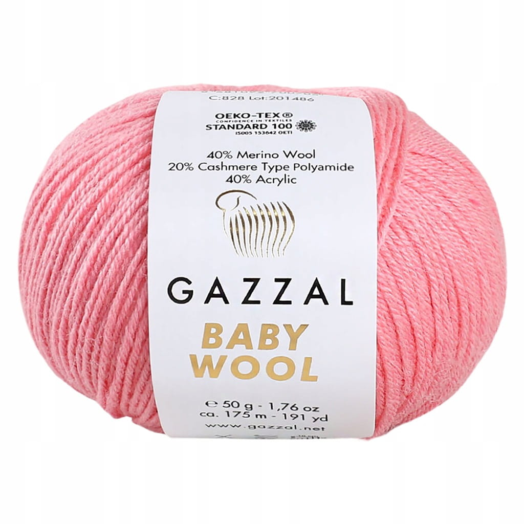 Gazzal | Baby Wool | 828 | róż