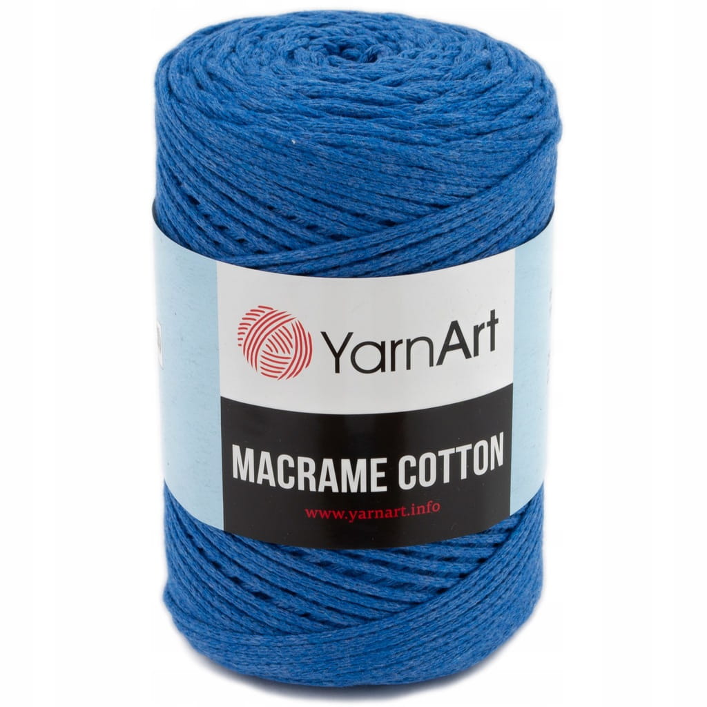 Sznurek | YarnArt | Macrame Cotton | 786 | kobalt [bawełna / poliester]